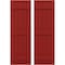 Ekena Millwork Americraft 5-Board, 3 Batten Exterior Real Wood Joined Board-n-Batten Shutters, ARW401BB518X80BRH, PR ARW401BB518X80BRH - alternate 1